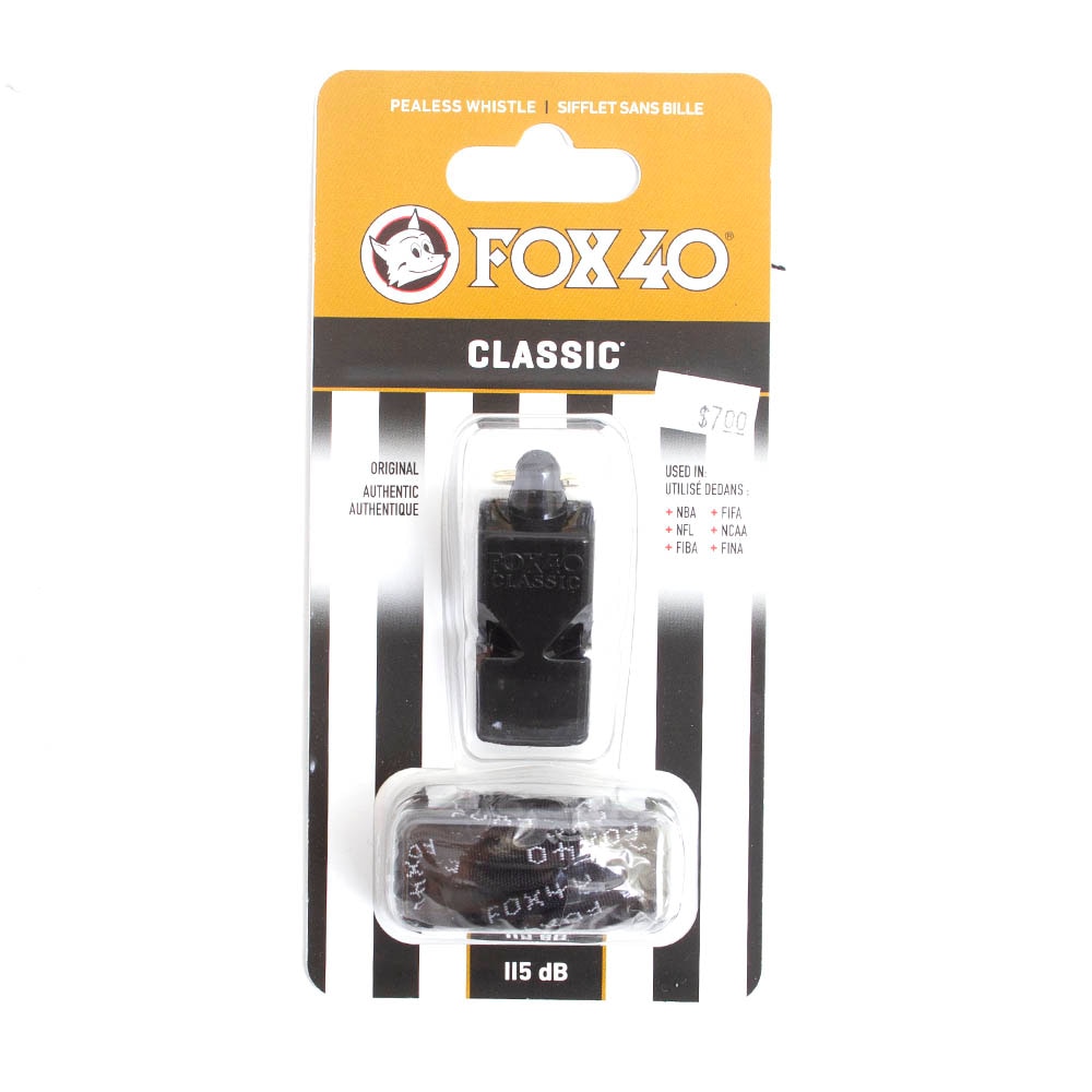Lanyard, Sports, Fox, 40, Whistle, 115 db, 37477, Black
